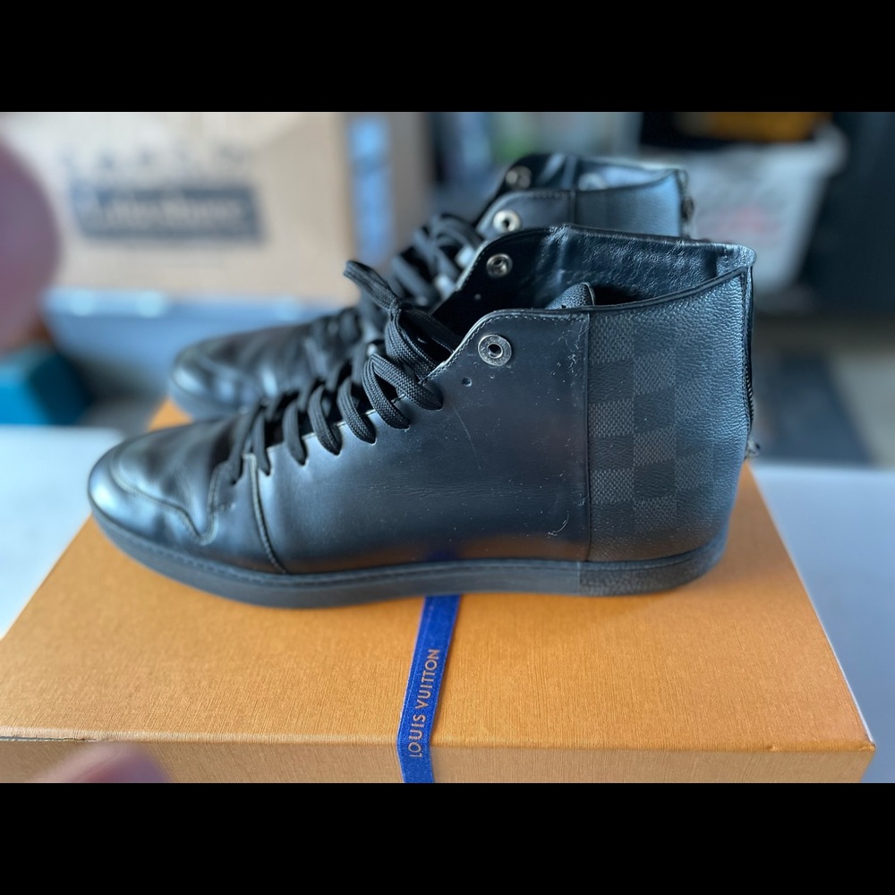 LOUIS VUITTON HIGH TOP SNEAKERS.